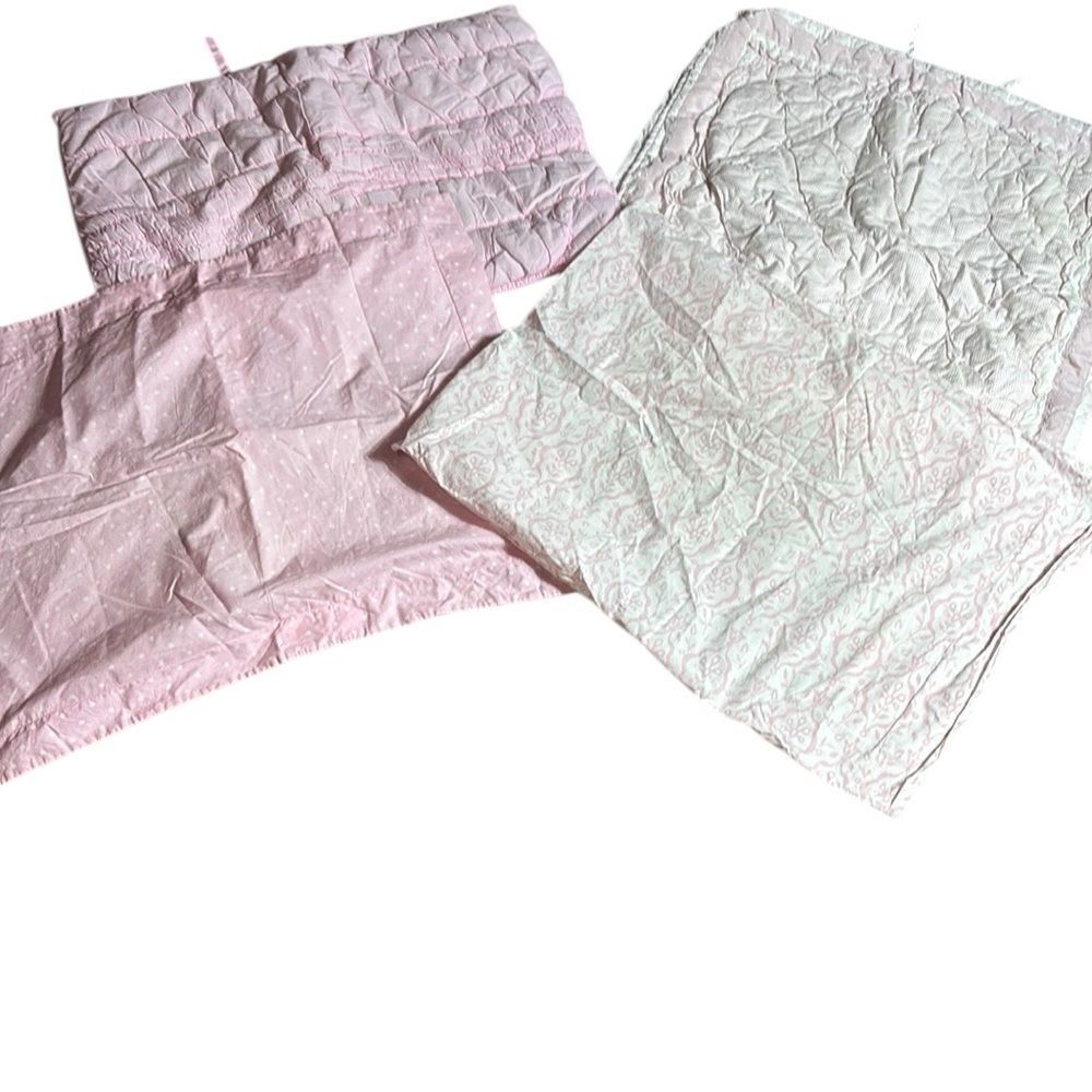 Pottery barn kids girls pillow case shams set (4)
Pink coquette girly princess